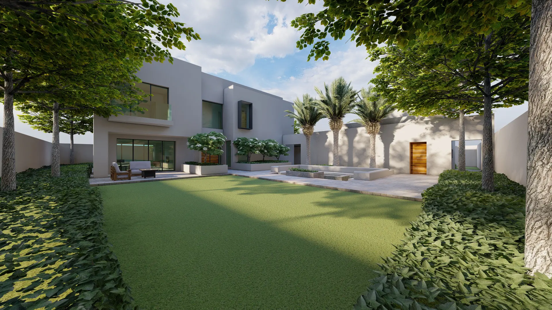 Set 03_5 - Photo RM400 backyard rendering looking toward the Jelsa